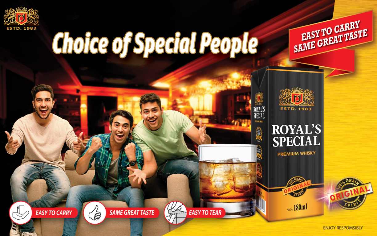 Royal's Special Tetra Premium Whisky